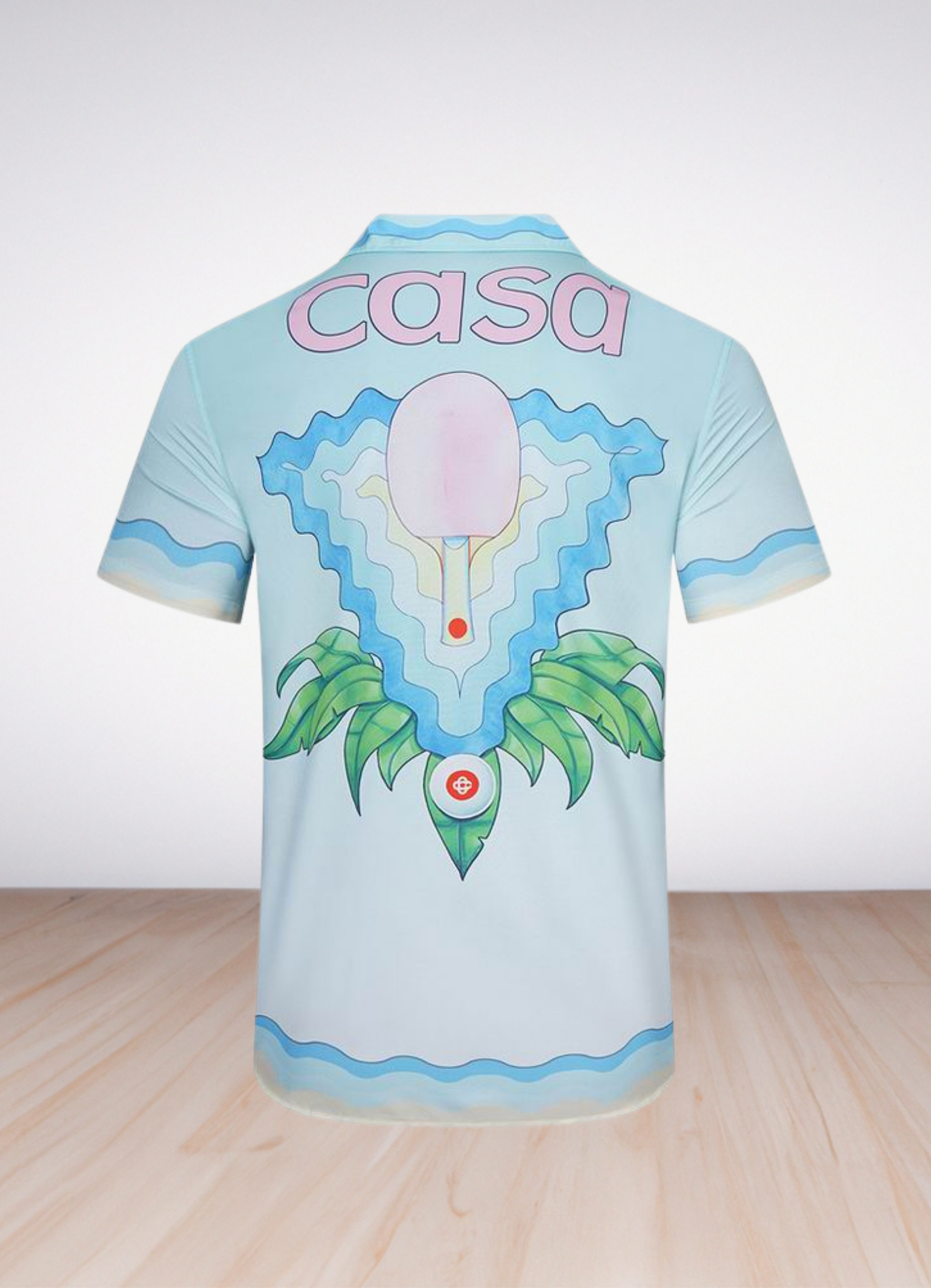 Short-Sleeve Silk Shirt