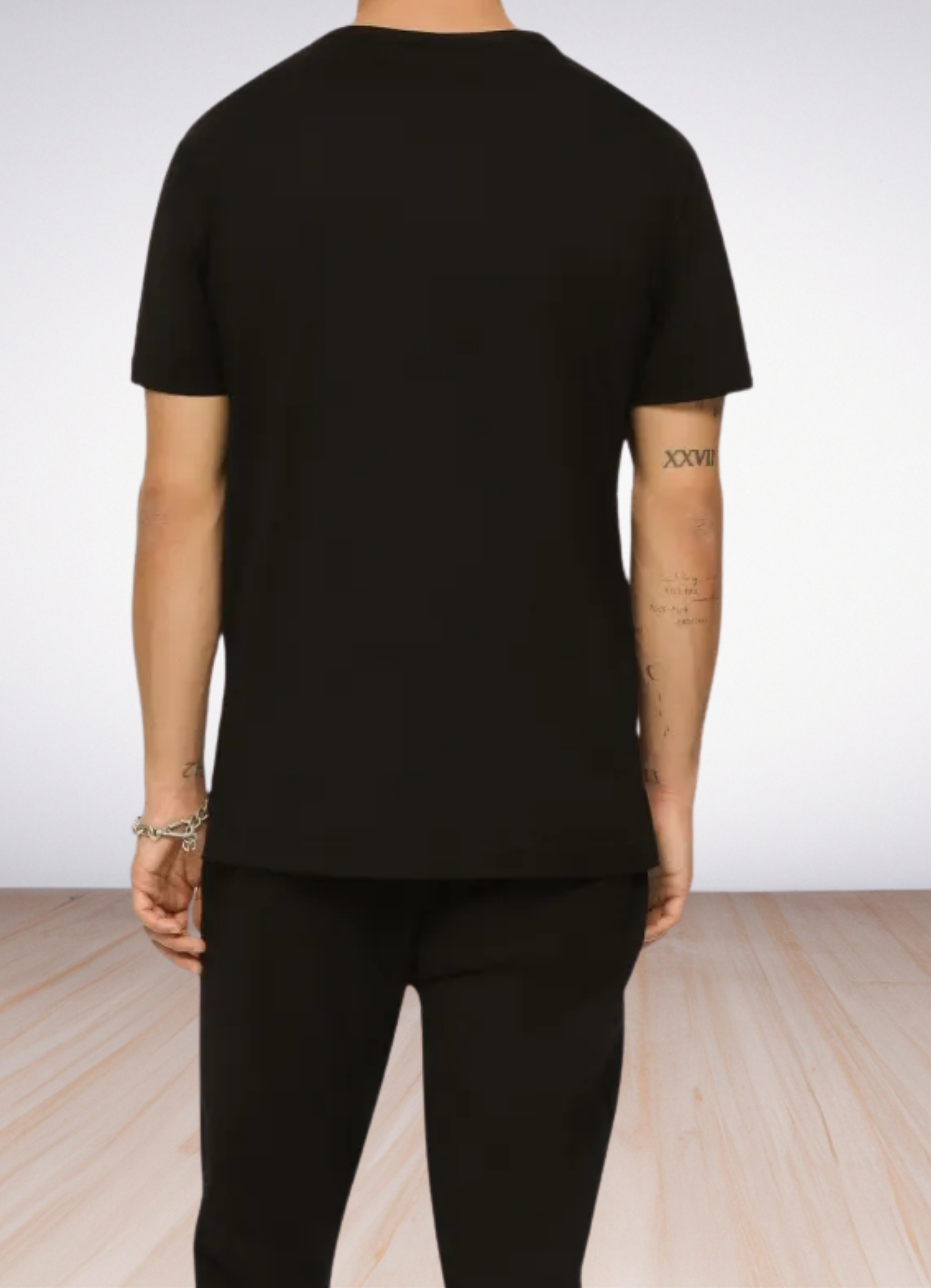 cotton T-shirt with branded tag