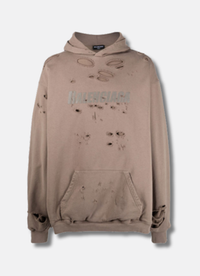 Logo graphic-print hoodie