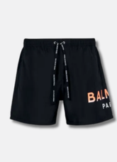 Logo Printed Swim Shorts בגד ים