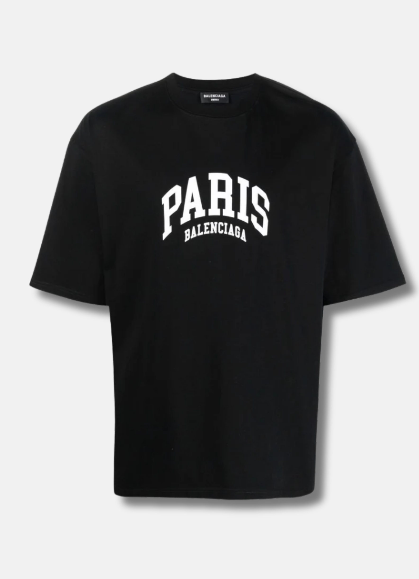 Paris Logo T-Shirt Medium Fit Black