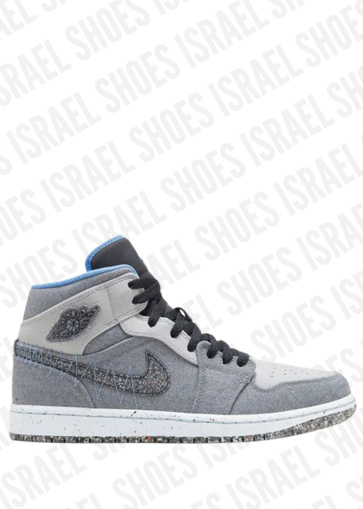 Air Jordan 1 Mid 'Crater Grey University Blue'