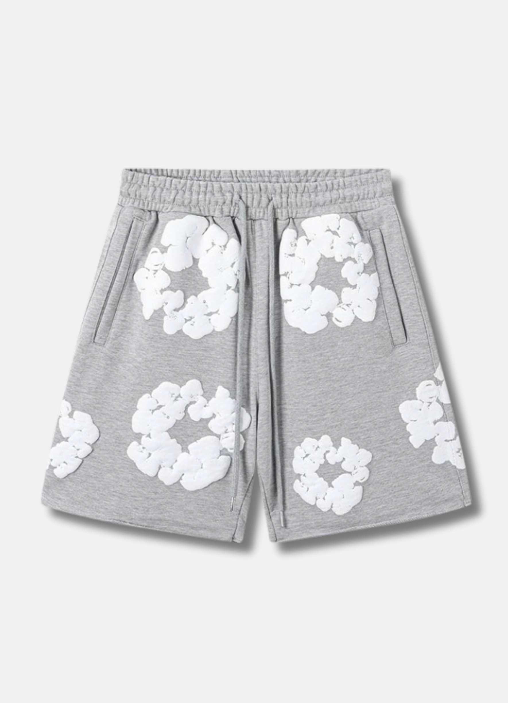 Cotton Wreath Shorts Grey