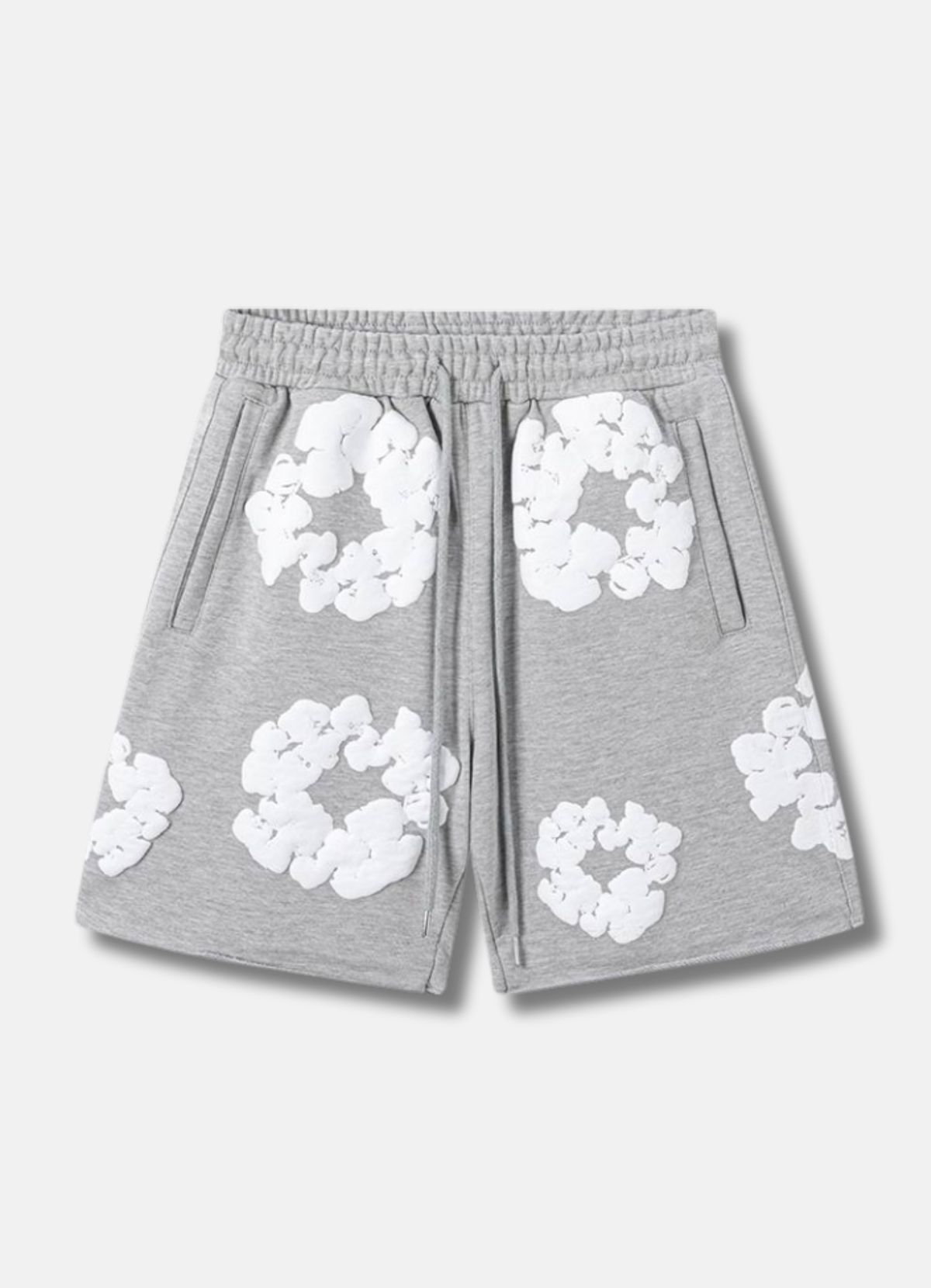 Cotton Wreath Shorts Grey