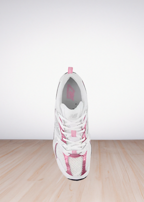 530 White/Metallic Rose