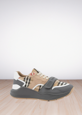 Checked sneakers