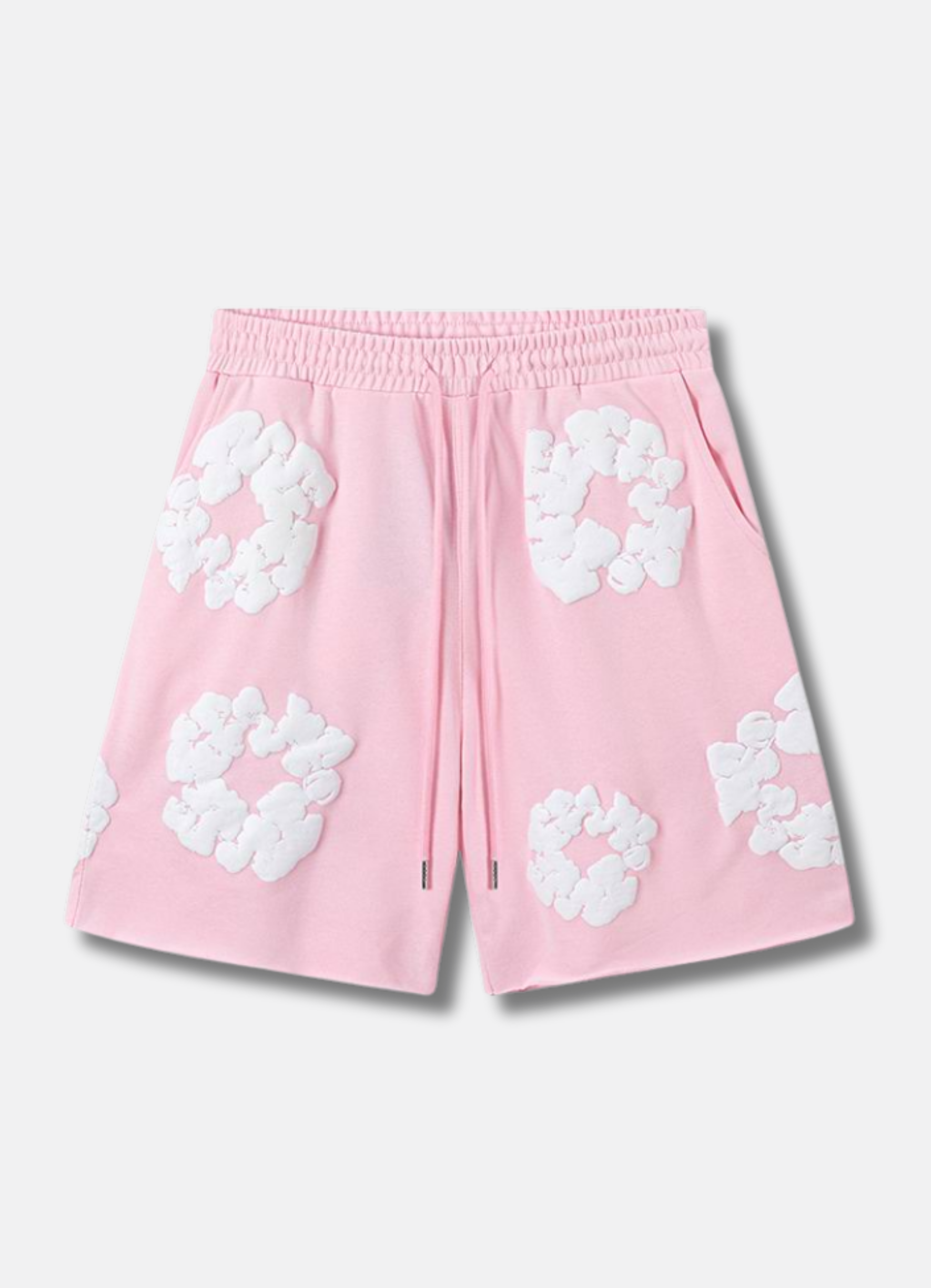 Cotton Wreath Shorts Pink