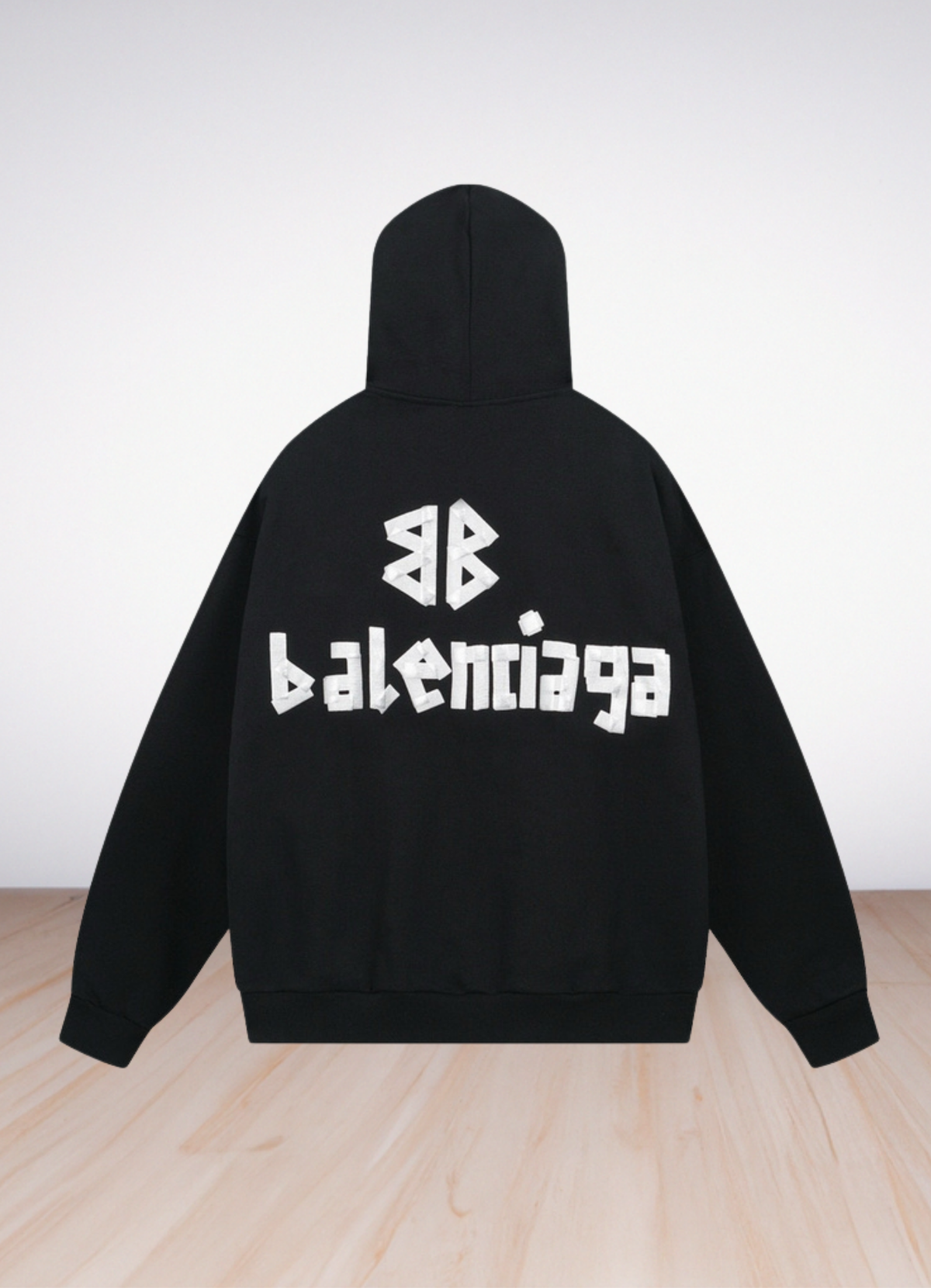 Logo graphic-print hoodie