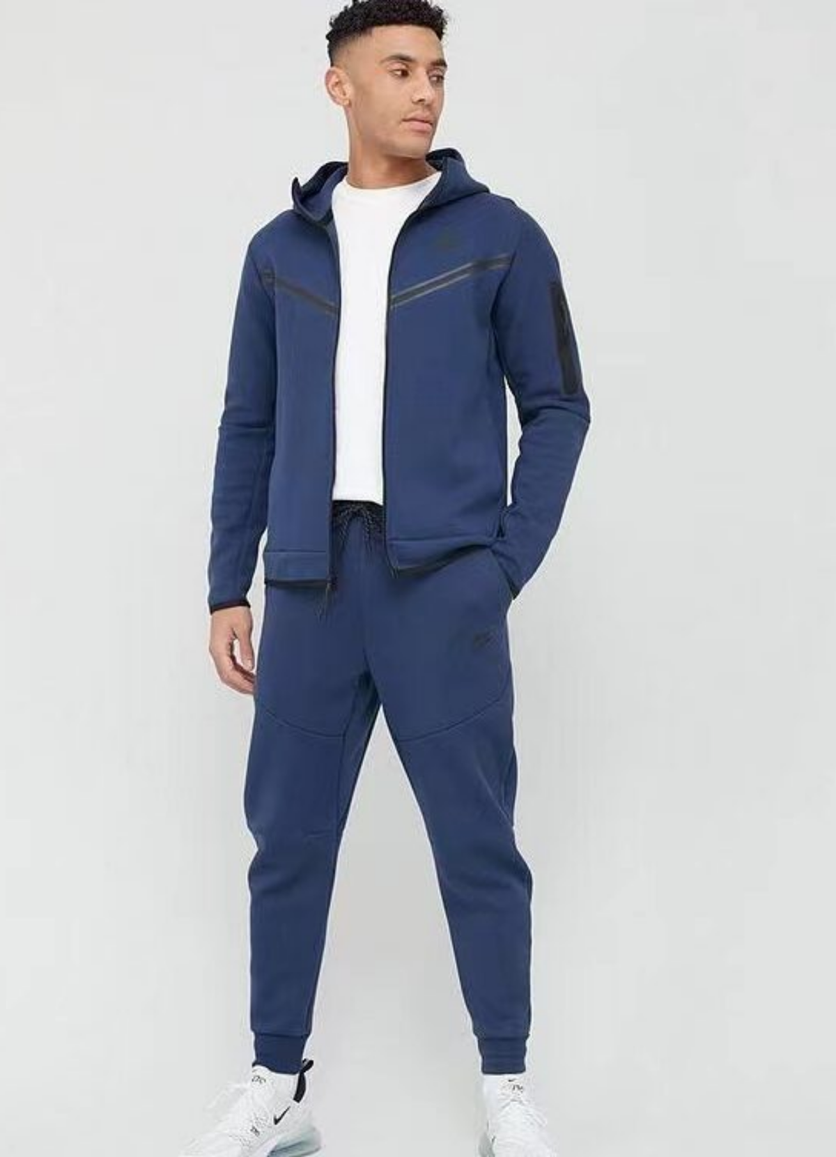 חליפת נייק טק – Nike Tech Tracksuit Navy Blue
