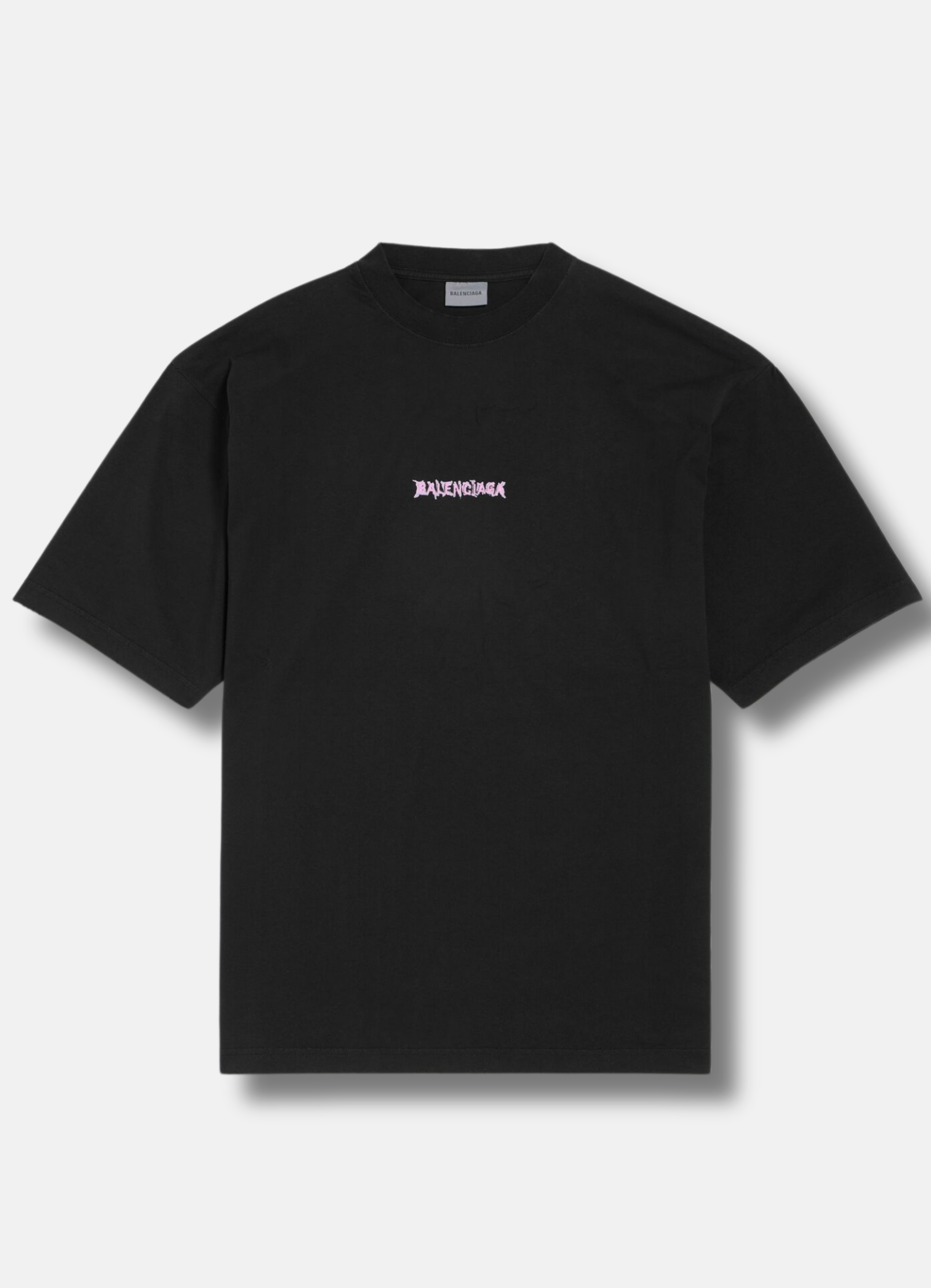 DIY Back T-Shirt in black jersey