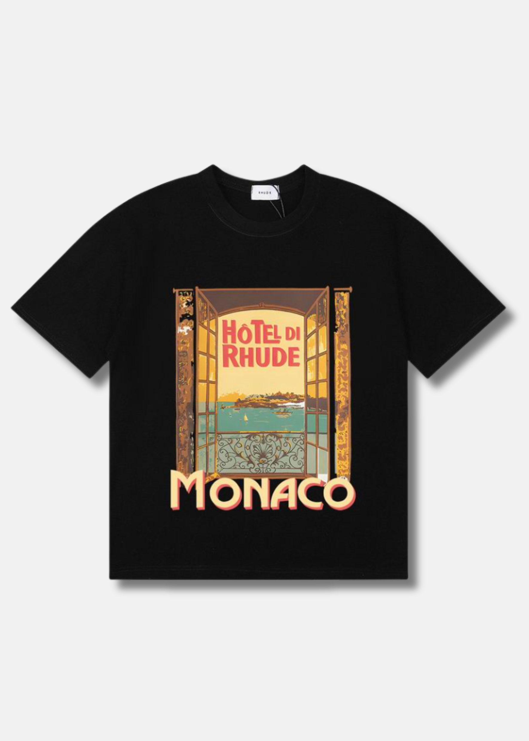 Logo Print T shirt Monaco