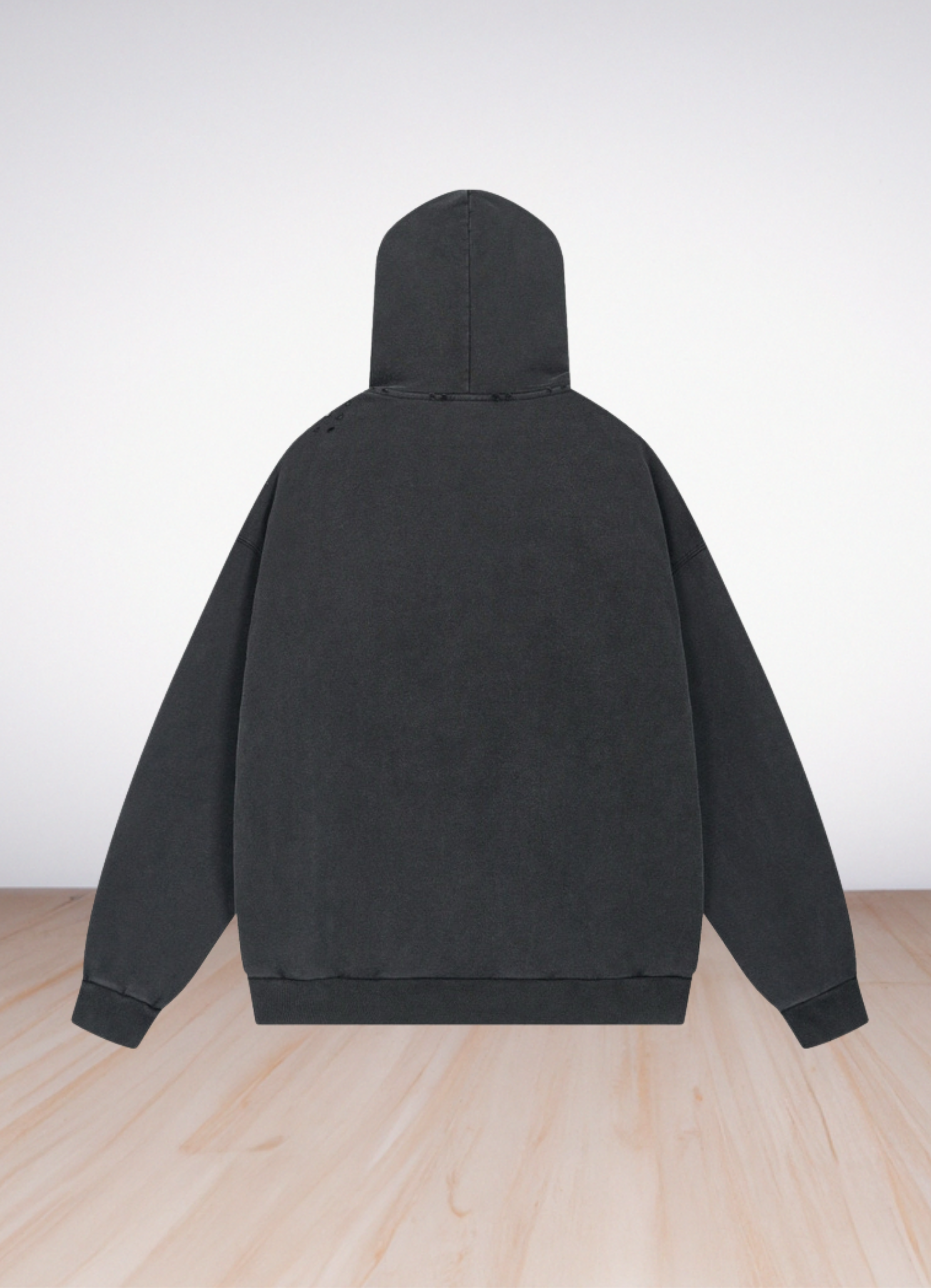 Logo graphic-print hoodie