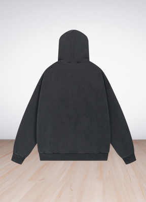 Logo graphic-print hoodie