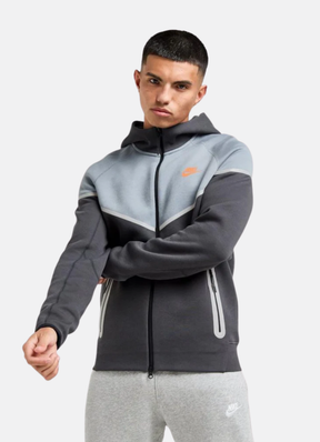 חליפה נייק טק – Nike Tech GREY & SAFETY ORANGE