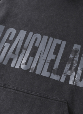 Logo graphic-print hoodie