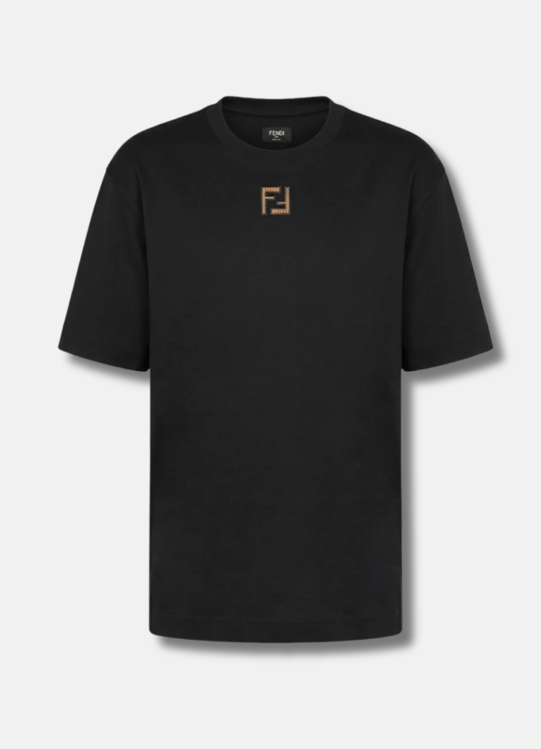 logo short-sleeve black טי שירט אובר סייז בצבע שחור