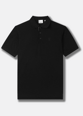 ברברי פולו צבע שחור Logo EmbroideryCotton Polo