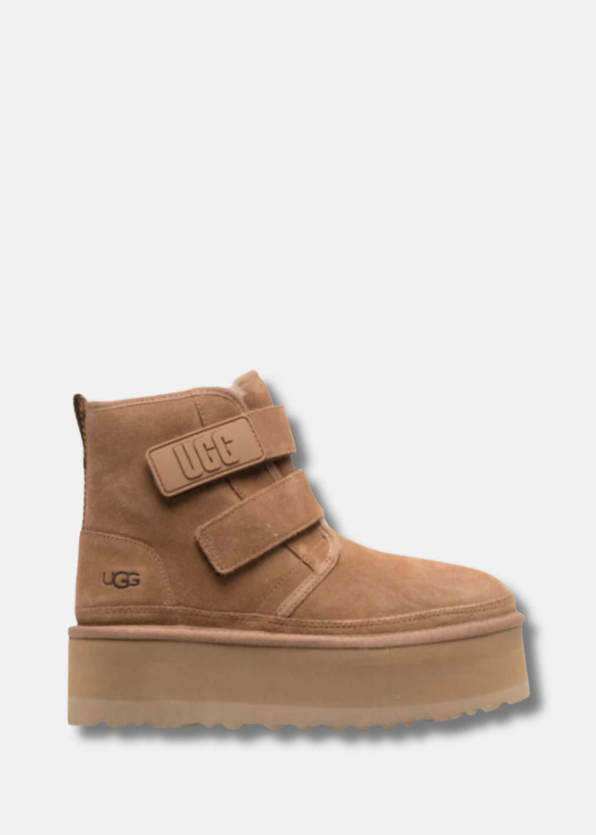 flatform double-strap boots
