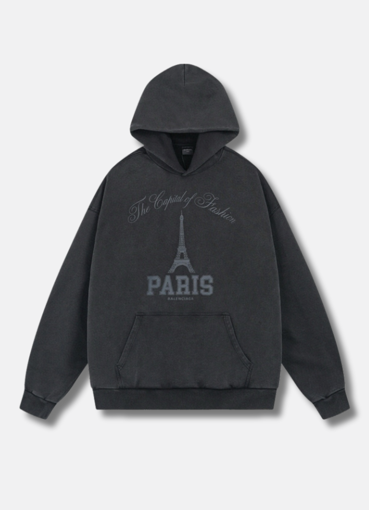 Paris Logo graphic-print hoodie
