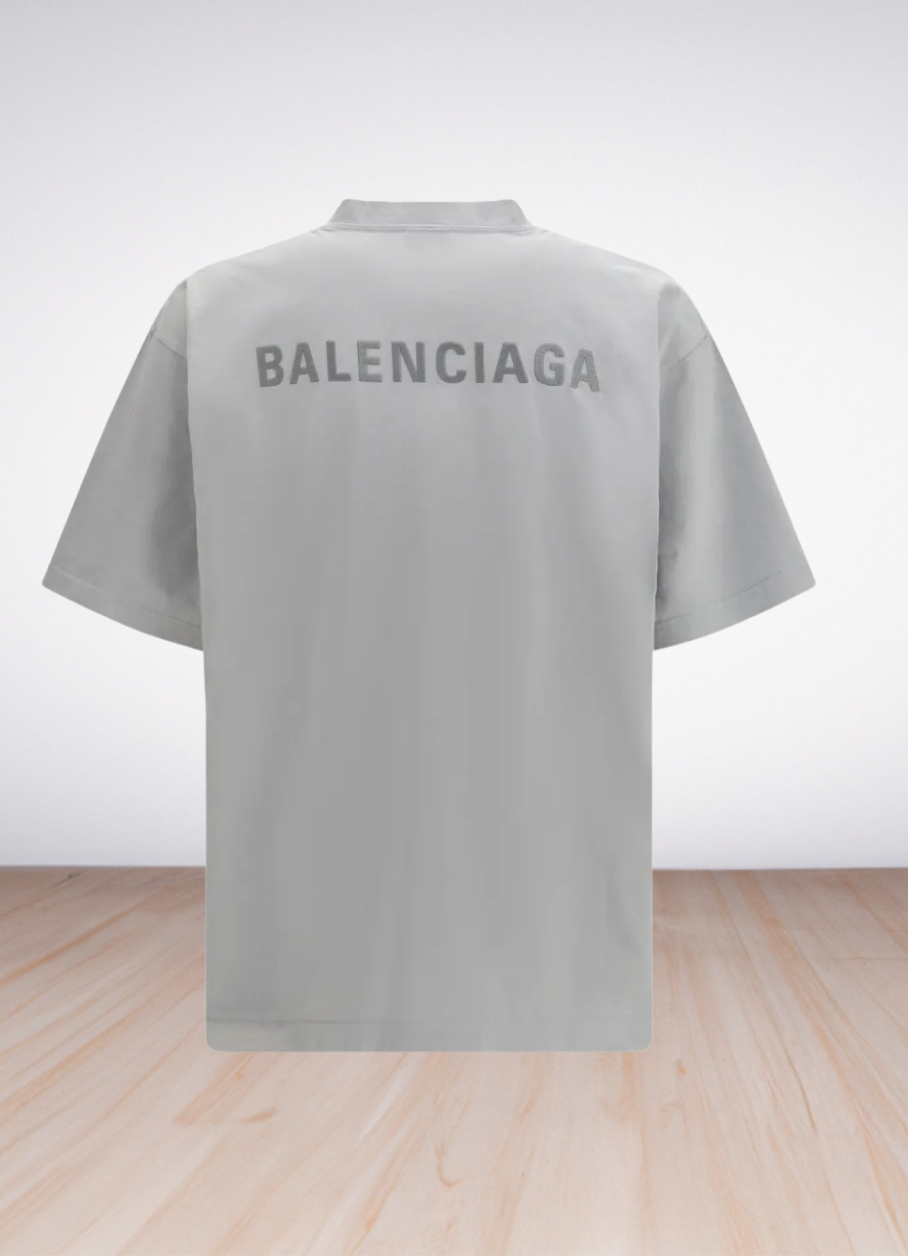 logo-embroidered distressed-effect T-shirt