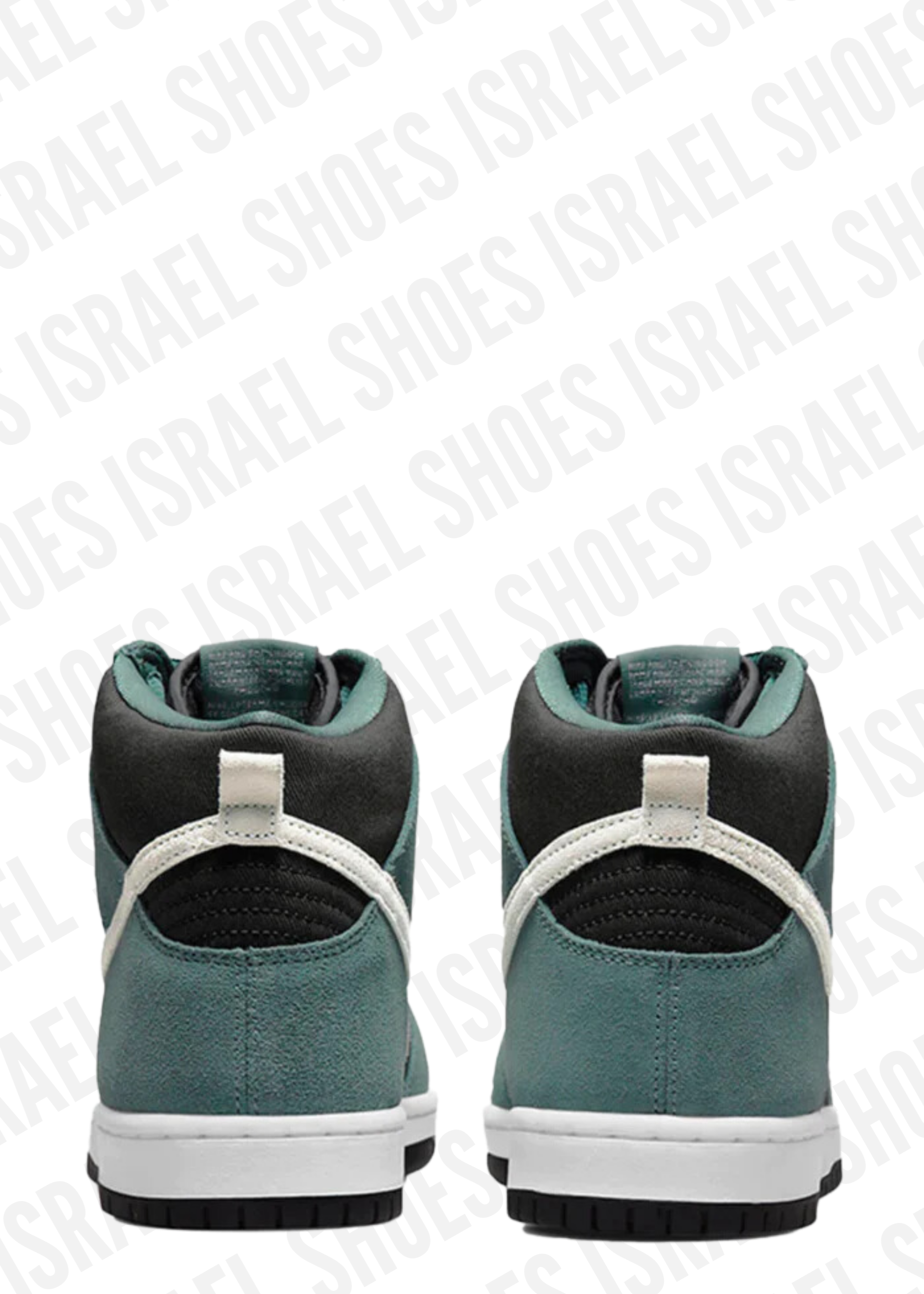 Nike SB Skateboard Dunk high Skate Shoes Black/Green