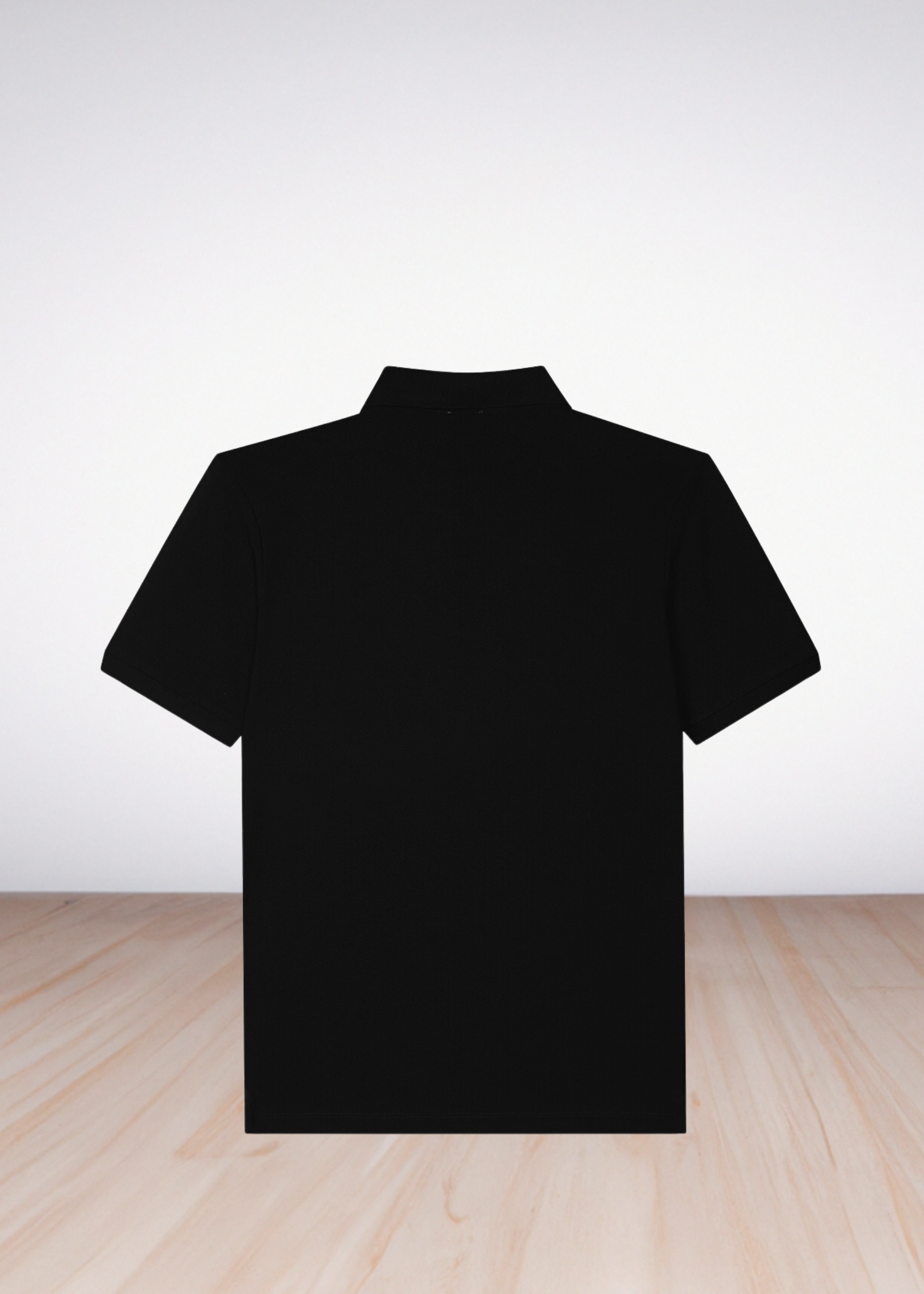 ברברי פולו צבע שחור Logo EmbroideryCotton Polo