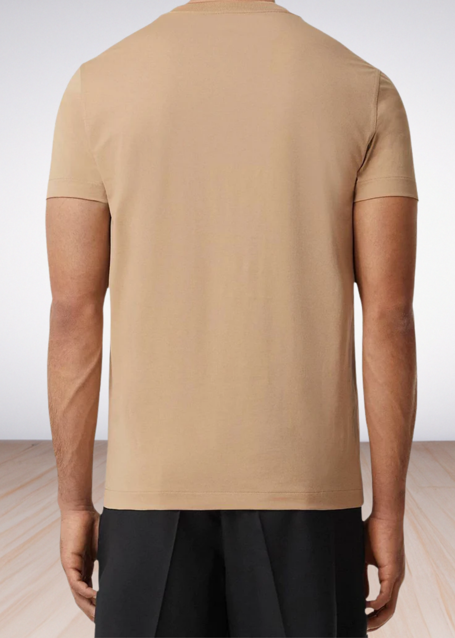 logo-embroider cotton T-shirt