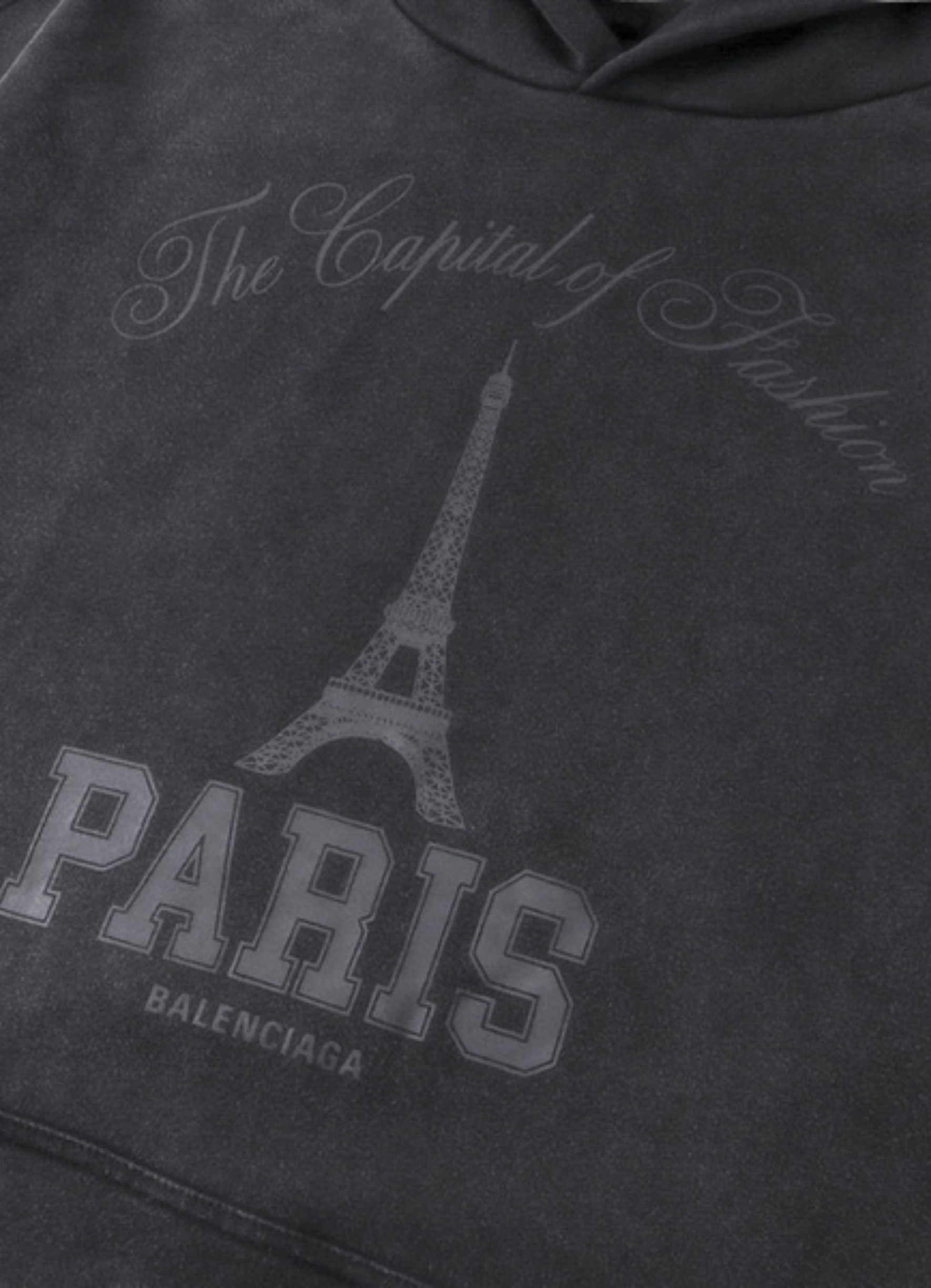 Paris Logo graphic-print hoodie