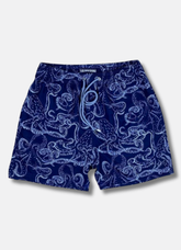 Moorise printed swim trunks בגד ים
