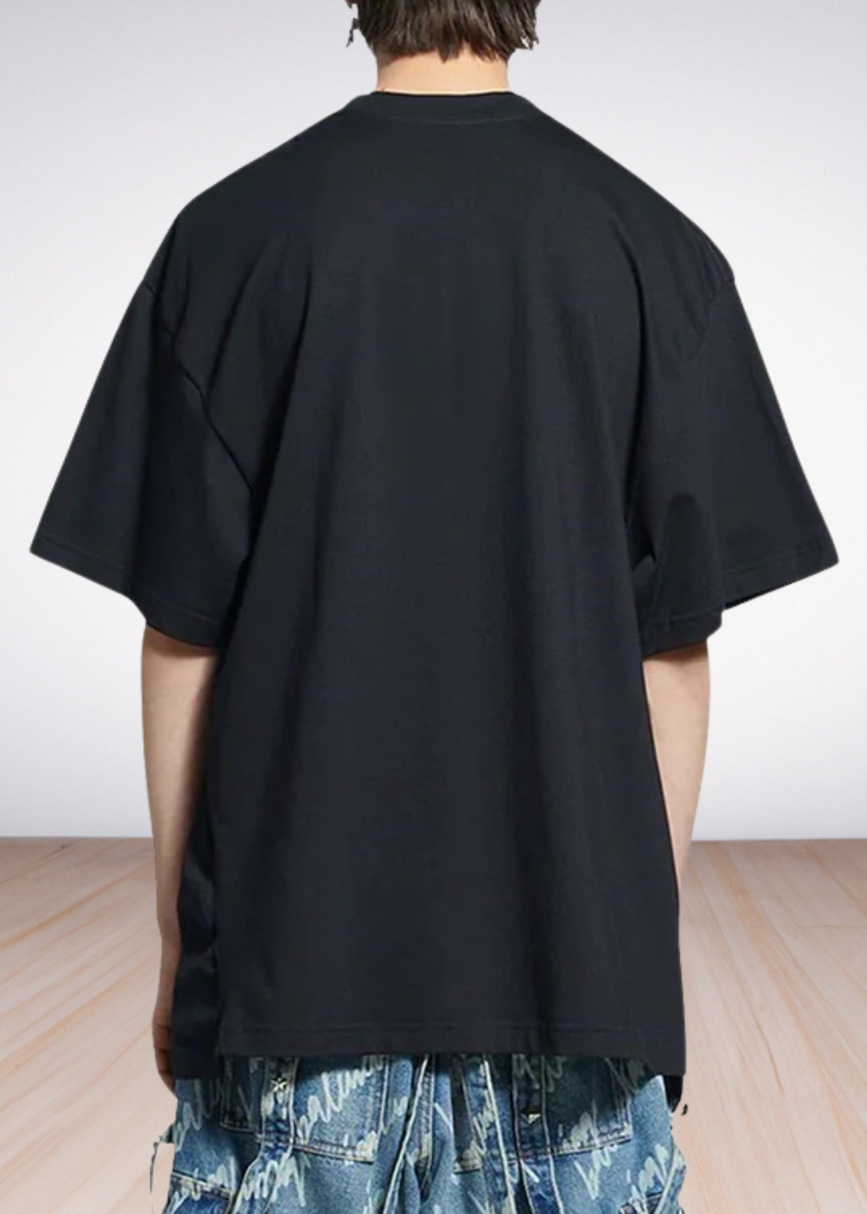 slogan-print T-shirt