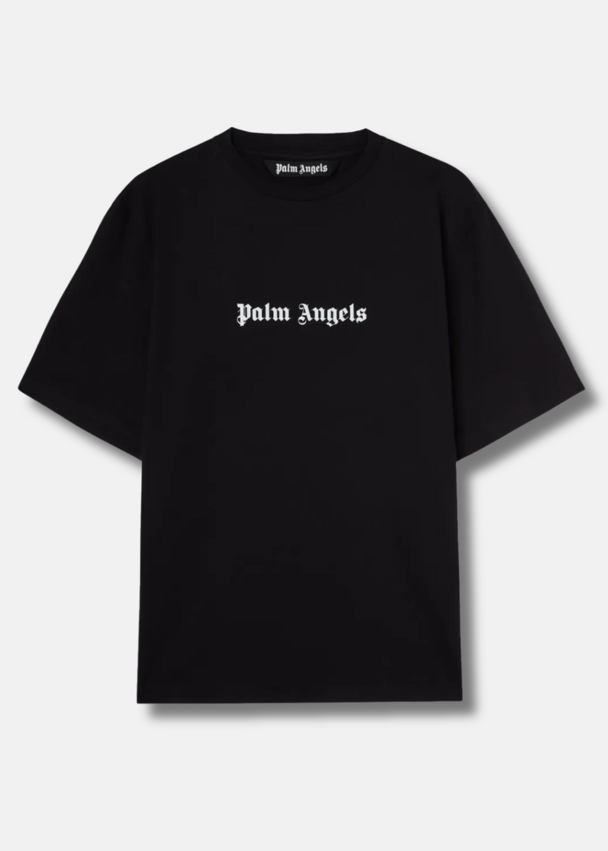 Logo Print Oversized T shirt black