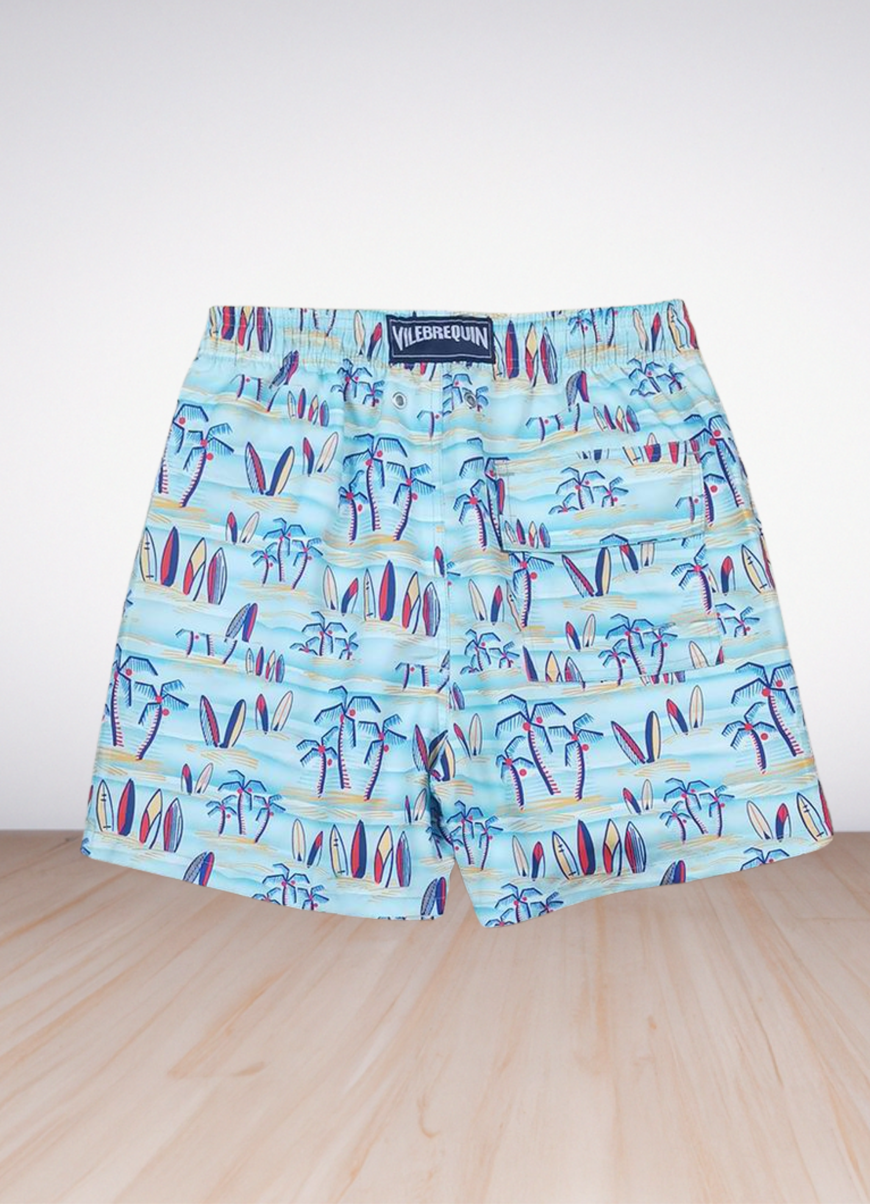 Moorise printed swim trunks בגד ים
