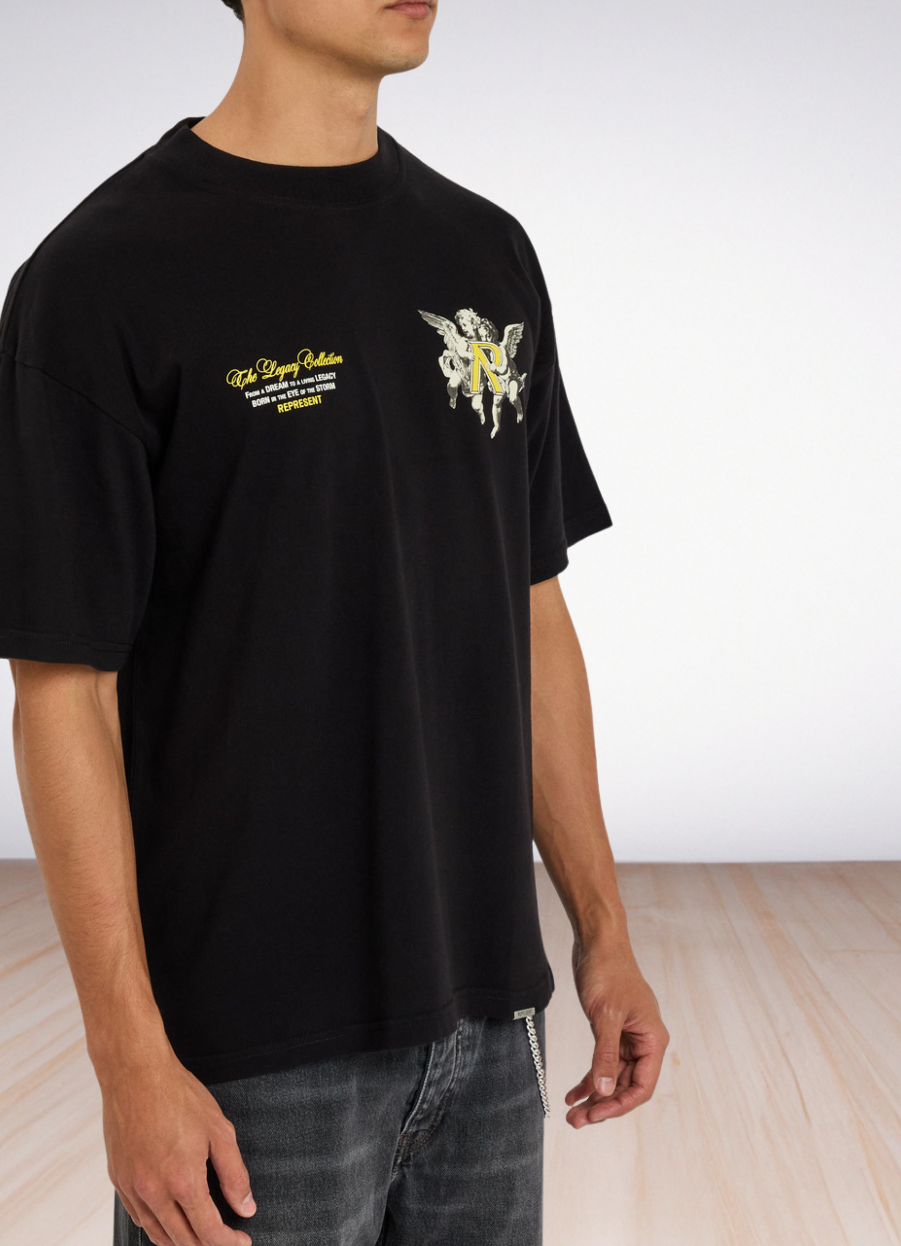 Legacy Cherubs logo cotton T-shirt