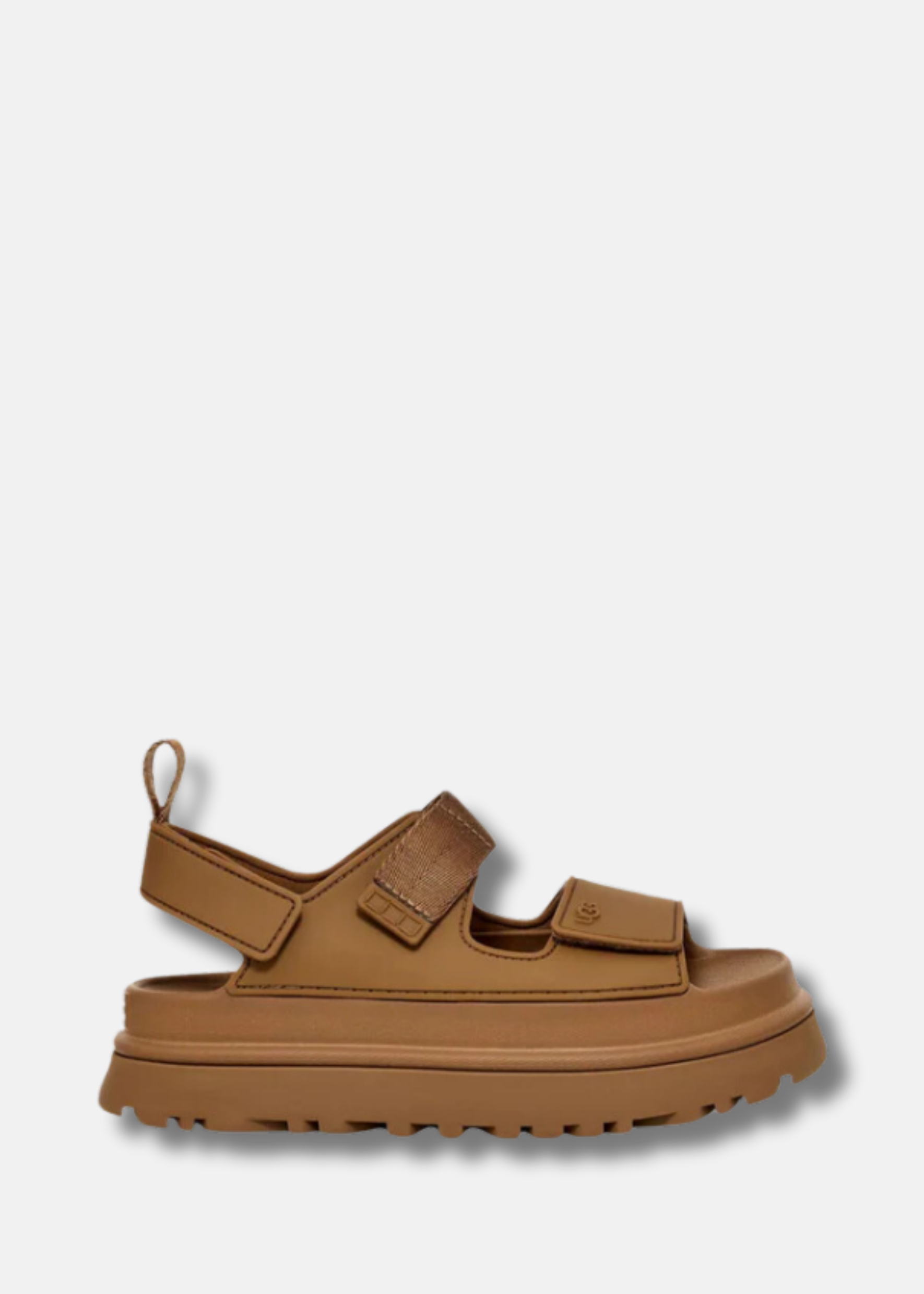 GOLDENGLOW FLATFORM SANDALS