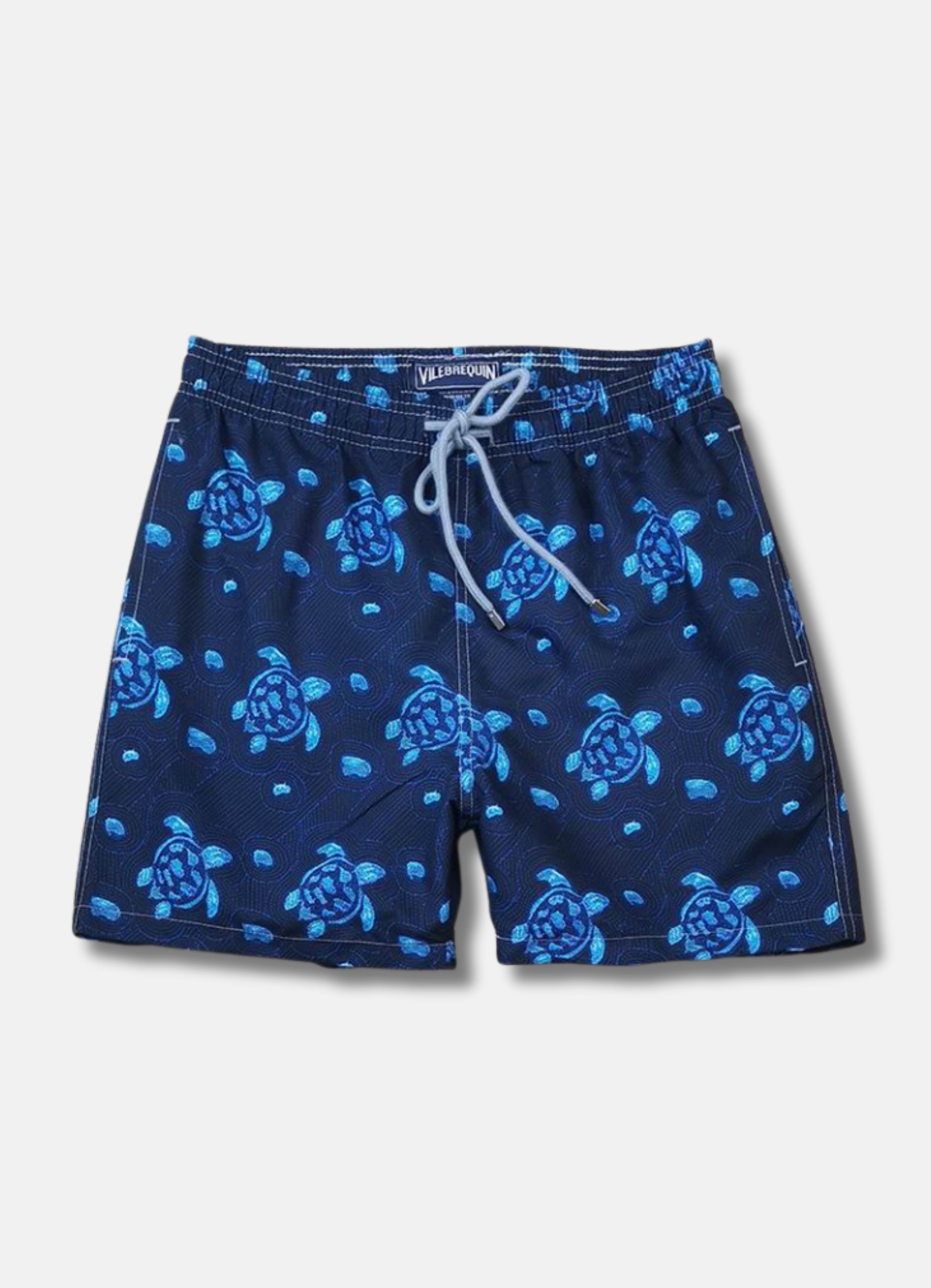 Turtle printed swim shorts בגד ים