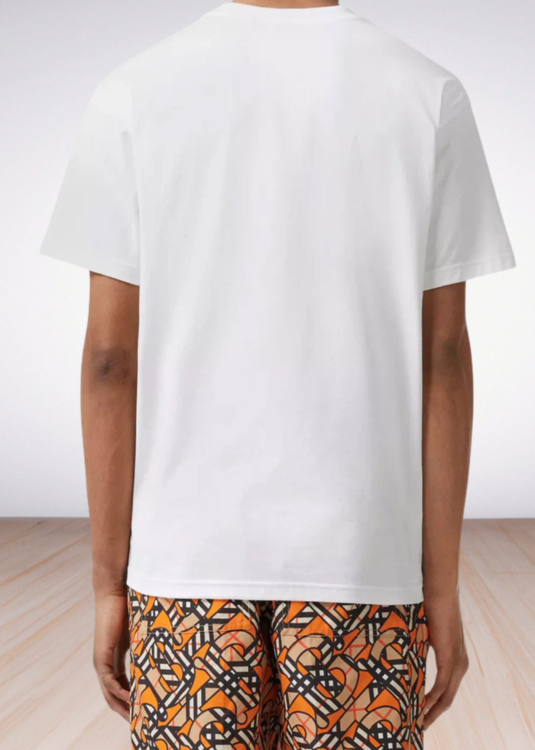 logo-embroider cotton T-shirt