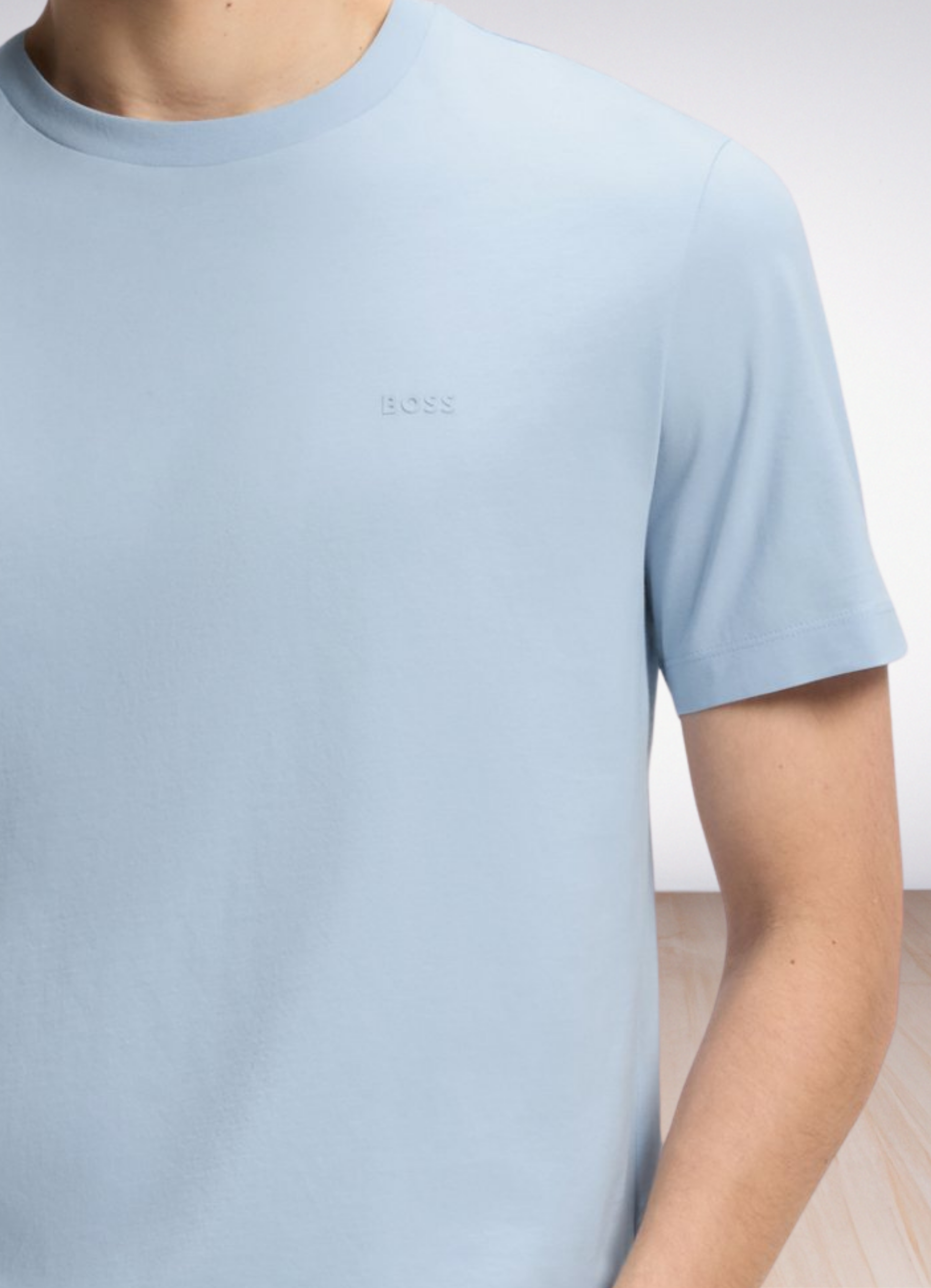 Cotton-jersey T-shirt with logo detail