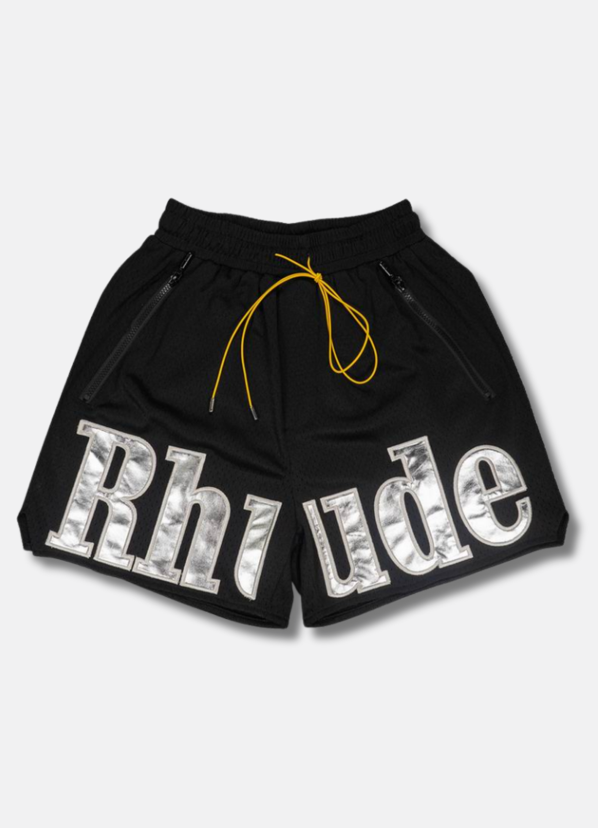 logo-print track shorts Black