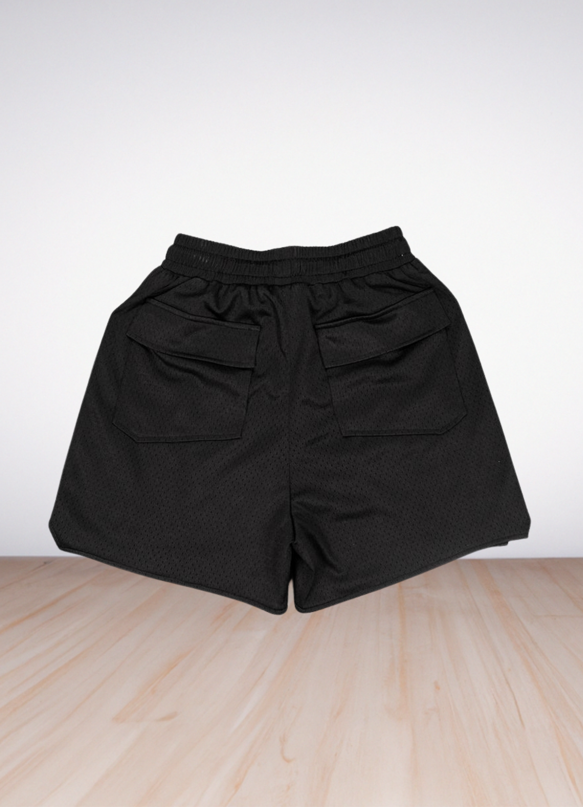 logo-print track shorts Black
