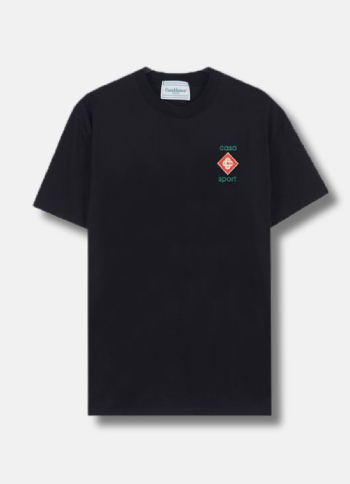 Logo Print T shirt Black