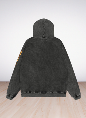 Reborn graphic-print hoodie