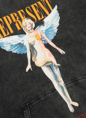 Reborn graphic-print hoodie