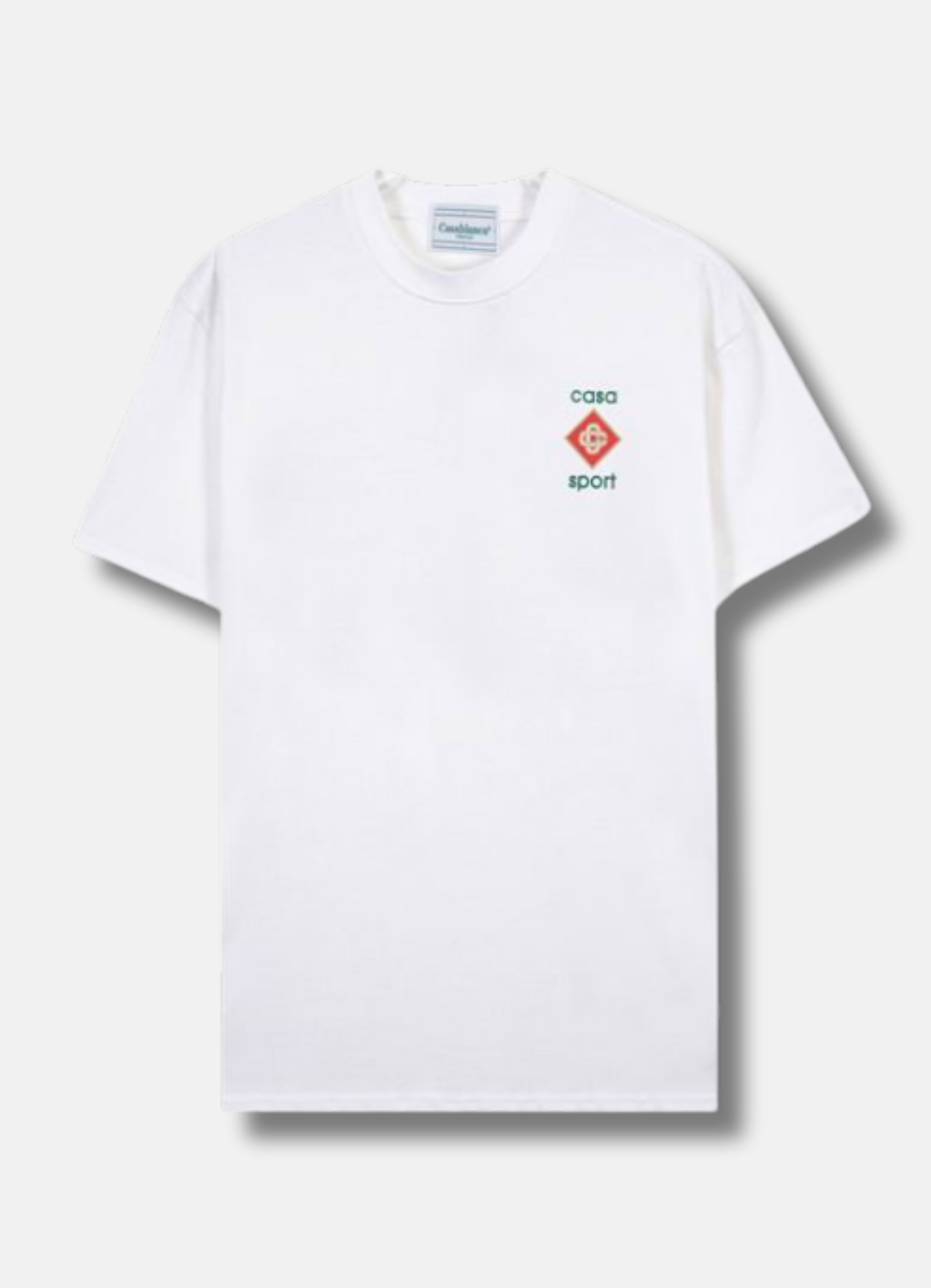 Logo Print T shirt White