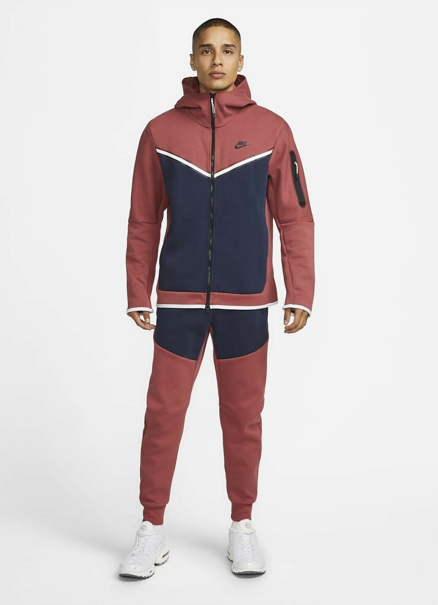 חליפת נייק טק – Nike Tech Tracksuit Cedar Obsidian Black