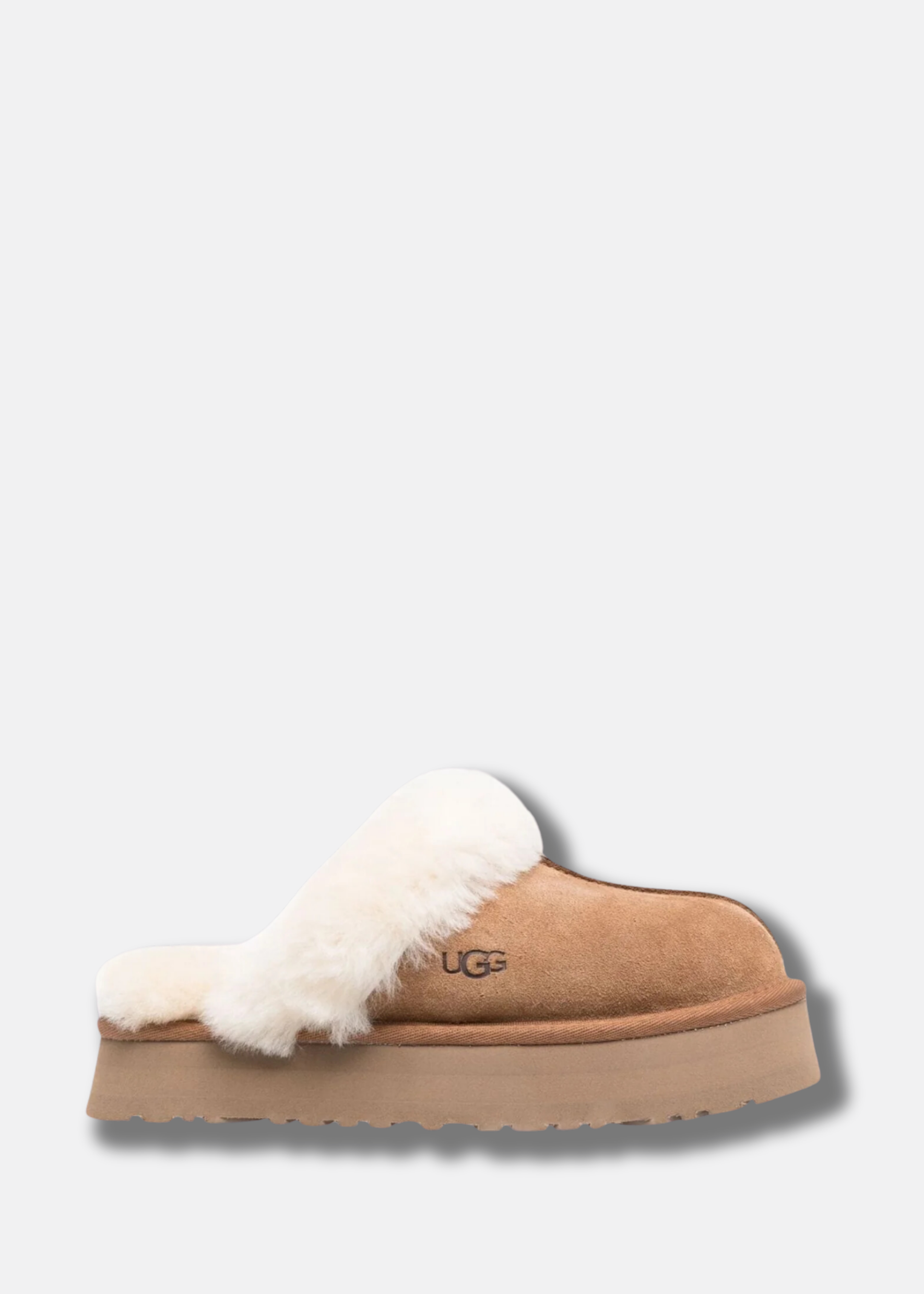 Disquette suede slippers