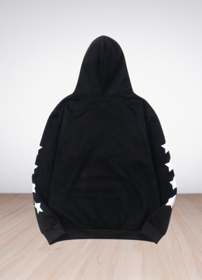 Logo print hoodie