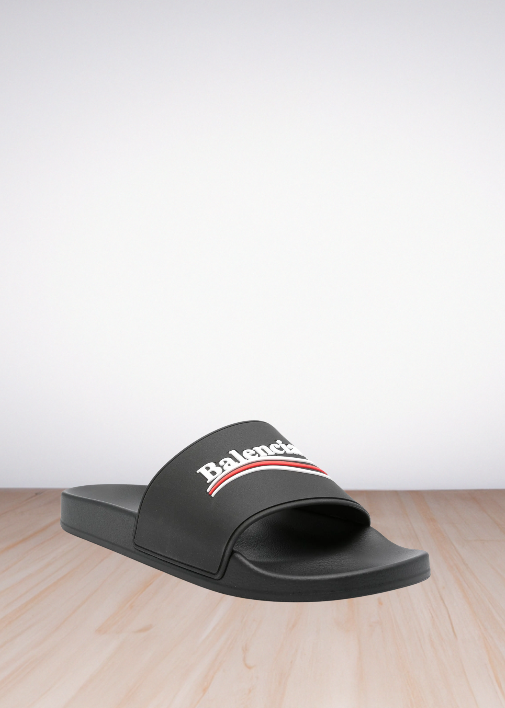 logo-embossed pool slides