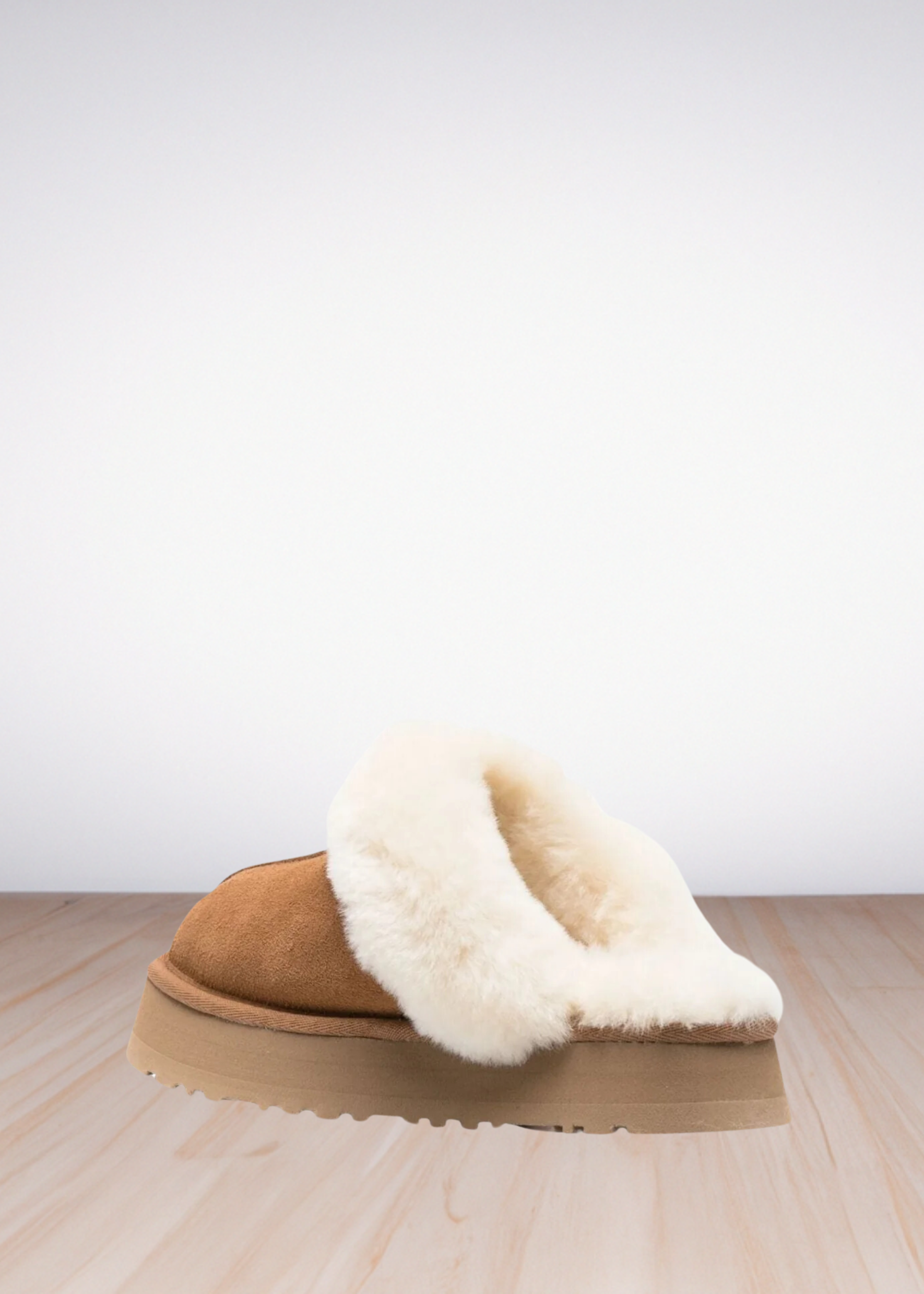 Disquette suede slippers