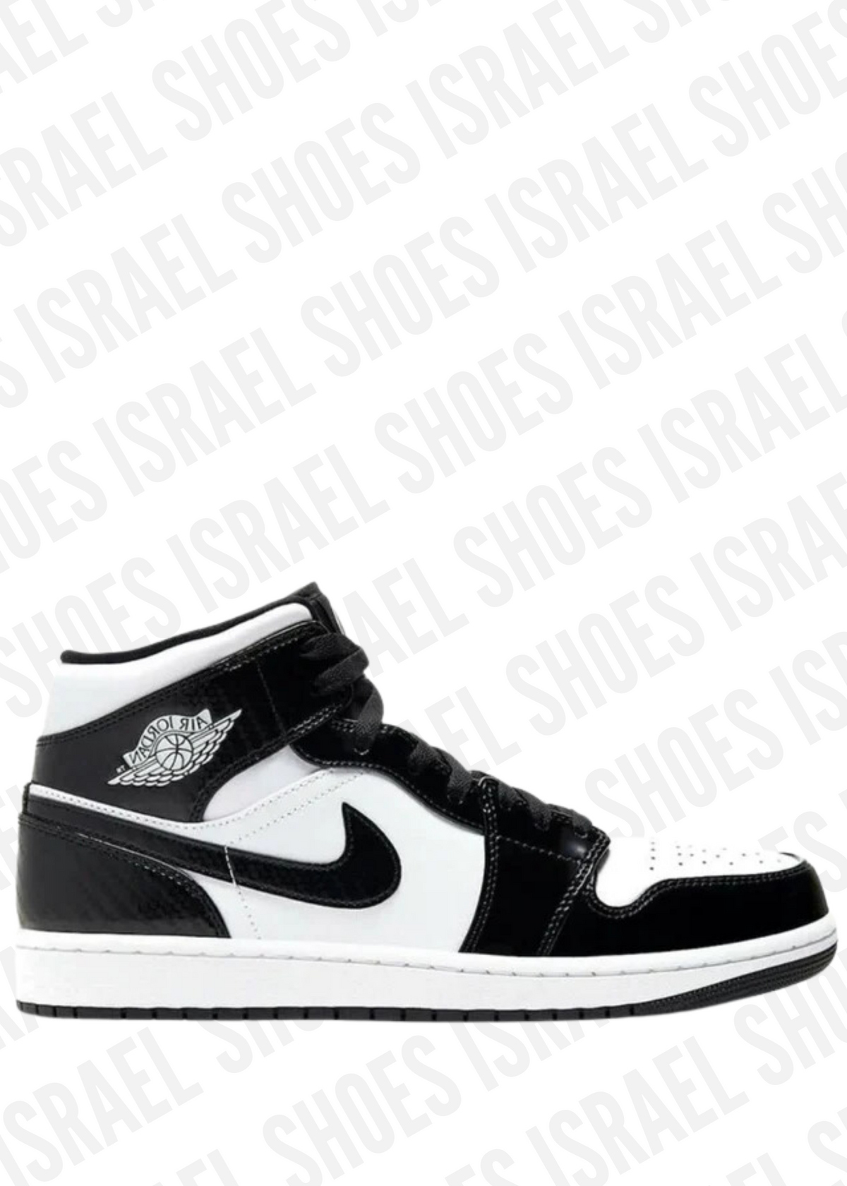 Air Jordan 1 Mid "Black And White" Panda Carbon Fiber