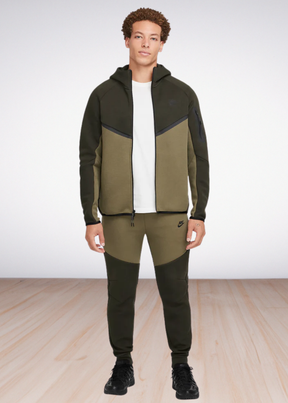 חליפה נייק טק – Nike Tech - GREEN & KHAKI